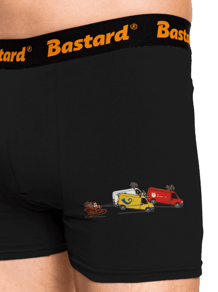 Santa se soby boxerky Black