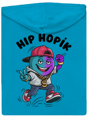 Hip Hopík dámska mikina na zips Blue Atol