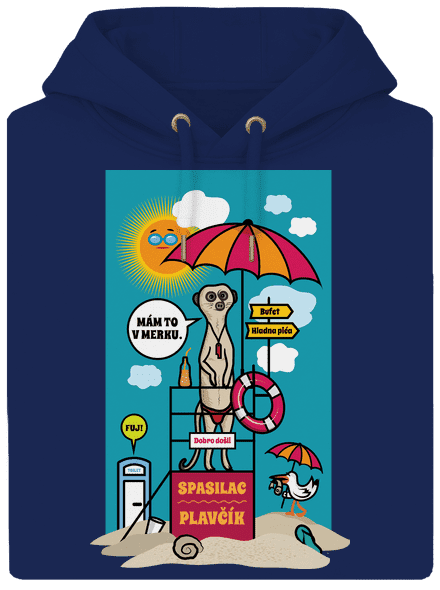 Plavčík unisex mikina premium Navy