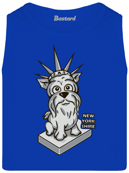 New Yorkshire pánske tielko Royal Blue