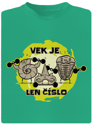 Vek je len číslo pánske športové tričko Mint Mal