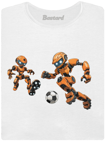 AI futbal dámske tričko s lemom White
