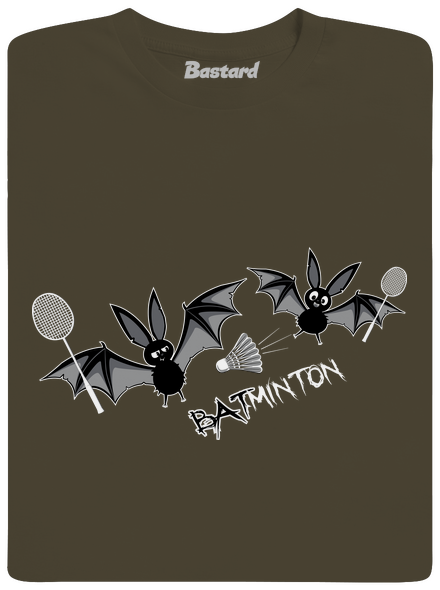 Batminton pánske dlhý rukáv Urban Khaki