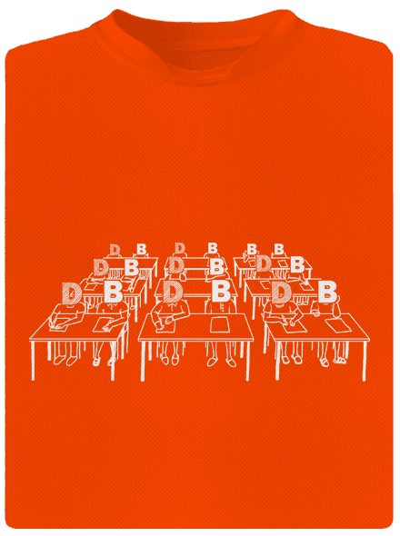 Cimrman: Debil, blbeček pánske športové tričko Neon Orange