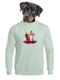 unisex mikina bez kapucne