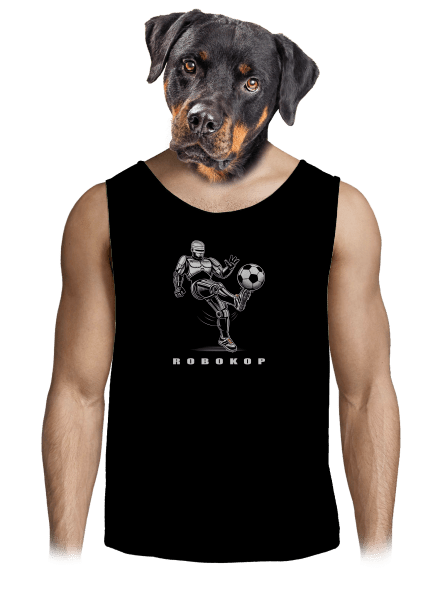 Robokop pánske tielko Black