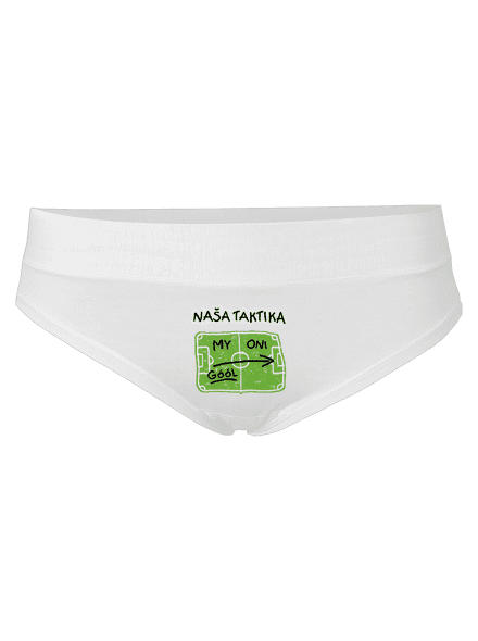 Naša futbalová taktika dámske nohavičky White