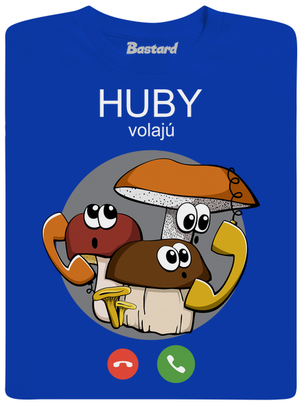 Huby volajú detské tričko Royal Blue