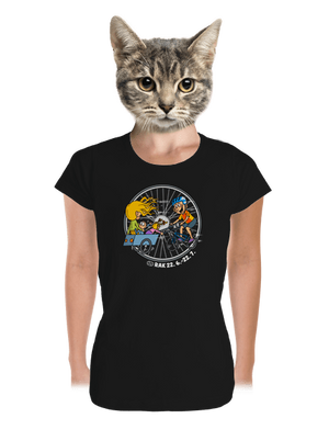 Cyklistický horoskop: Rak dámske tričko prémium Black