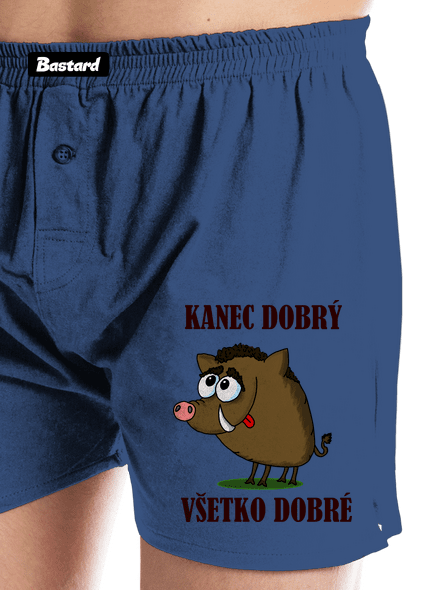 Kanec dobrý pánske trenky Blue