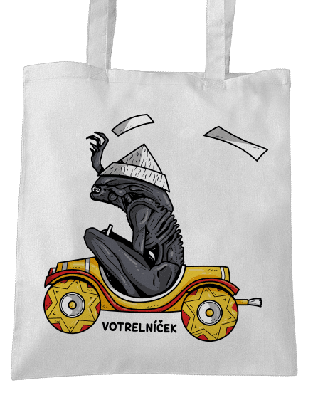 Votrelníček taška White