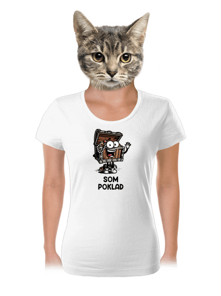 Som poklad dámske tričko White