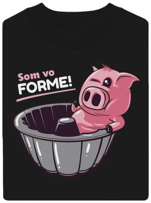 Vo forme unisex mikina bez kapucne Black