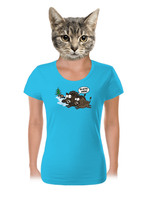 Ja už ho vidím dámske tričko Blue Atol