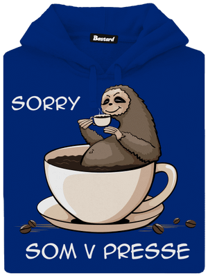 V presse dámska mikina klokanka Royal Blue Mal