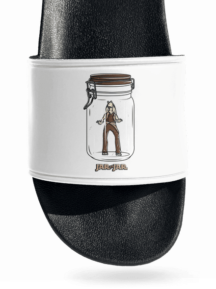 Jar in jar šľapky White