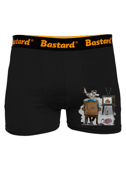 TV News boxerky Black