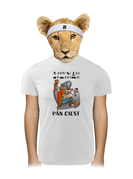 Pán ciest detské športové tričko White