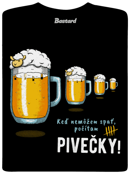 Pivečka pánske dlhý rukáv Black