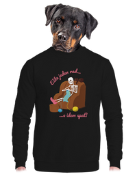 unisex mikina bez kapucne