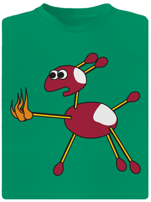 Gaštany detské športové tričko Kelly Green Mal