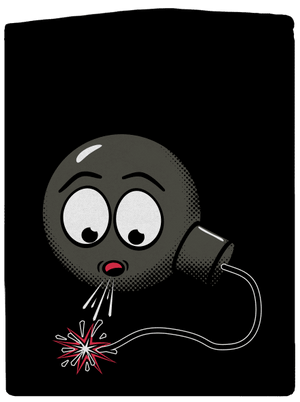 Bomba pánska mikina na zips Black