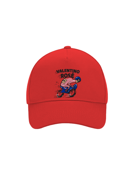 Valentino Rosé šiltovka baseballka Classic Red