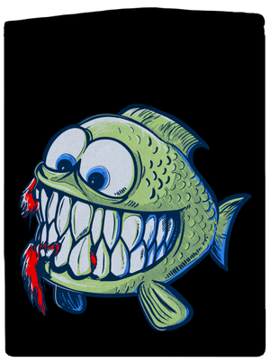 Hladná rybka dámska mikina na zips Black