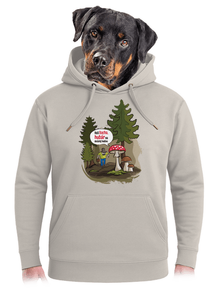 Bacha hubár unisex mikina premium Pastel Macchiato