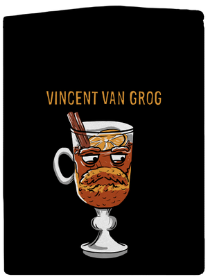 Vincent van Grog pánska mikina na zips Black