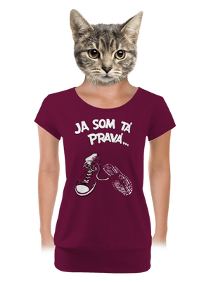 Hľadám tú pravú dámske tričko s lemom Rhododendron