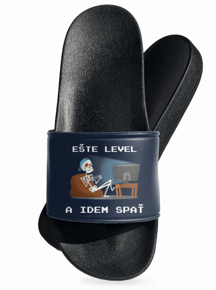 Ešte level šľapky Navy