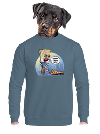 unisex mikina bez kapucne