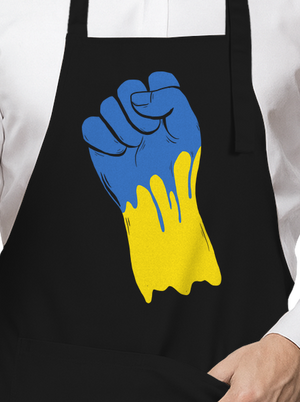 Ukrajina - Ruka zástera Black