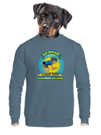 unisex mikina bez kapucne