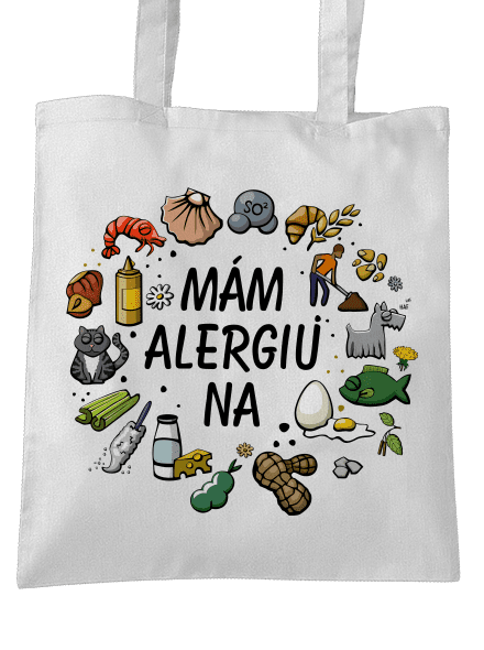 Mám alergiu na... + fix taška White