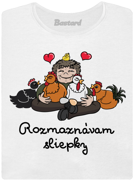 Rozmaznávam sliepky dámske tričko prémium White