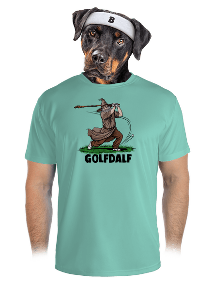 Golfdalf pánske športové tričko Mint Mal