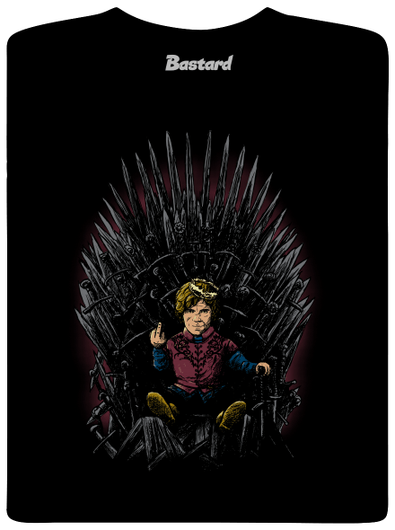 Tyrion na tróne pánske tričko Black