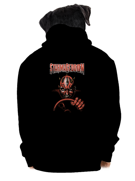 Starmageddon pánska mikina na zips Black