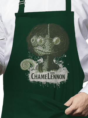 ChameLennon zástera Bottle Green