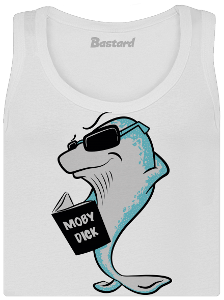 Moby Dick dámske tielko klasické White