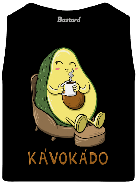 Kávokádo pánske tielko Black