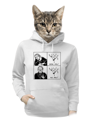 Cimrman: Copak jmelí dámska mikina klokanka White