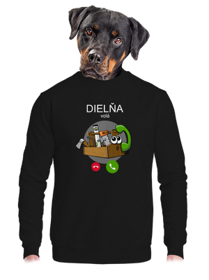 unisex mikina bez kapucne