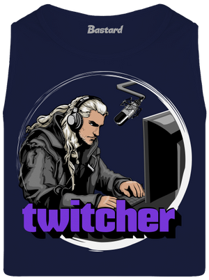 Twitcher pánske tielko French Navy