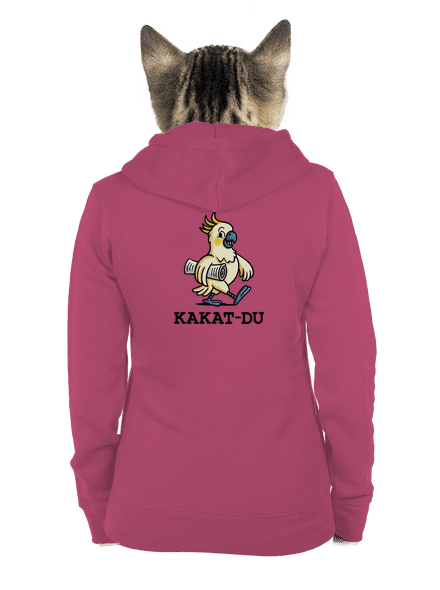 Kakat-du dámska mikina na zips Magenta