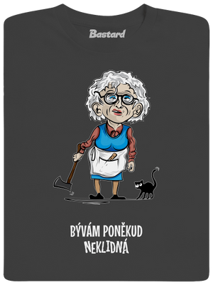 Neklidná - vlastný text pánske tričko Dark Grey