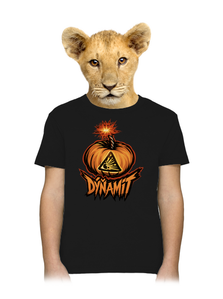 Dýňamit detské tričko Black