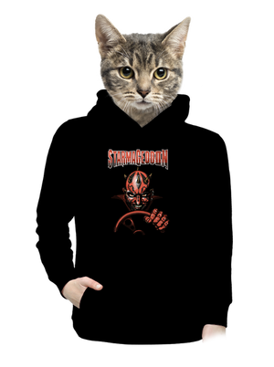 Starmageddon dámska mikina klokanka Black